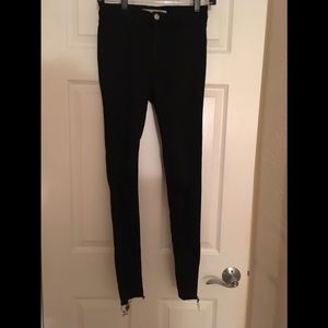 Black zara jeggings